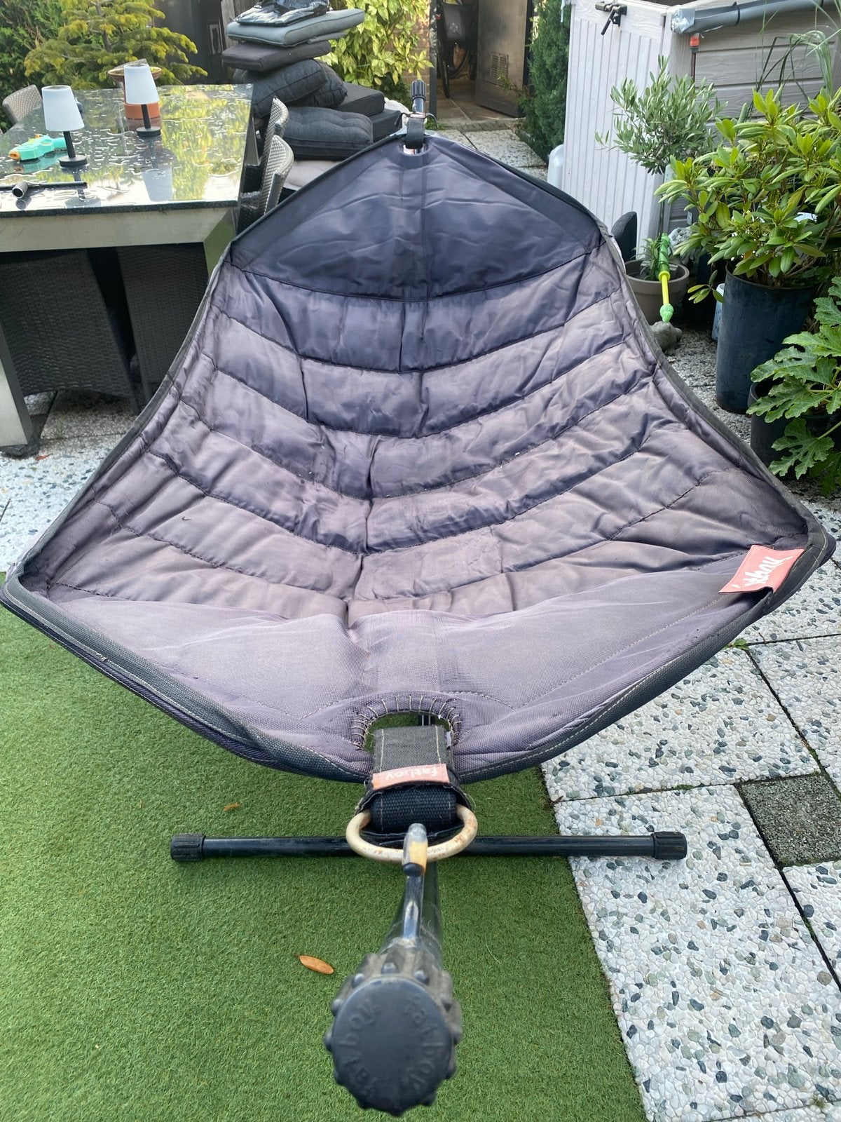 Fatboy hangmat met standaard - Gebruikt, Ophalen, Binnen, Gebruikt, Met standaard