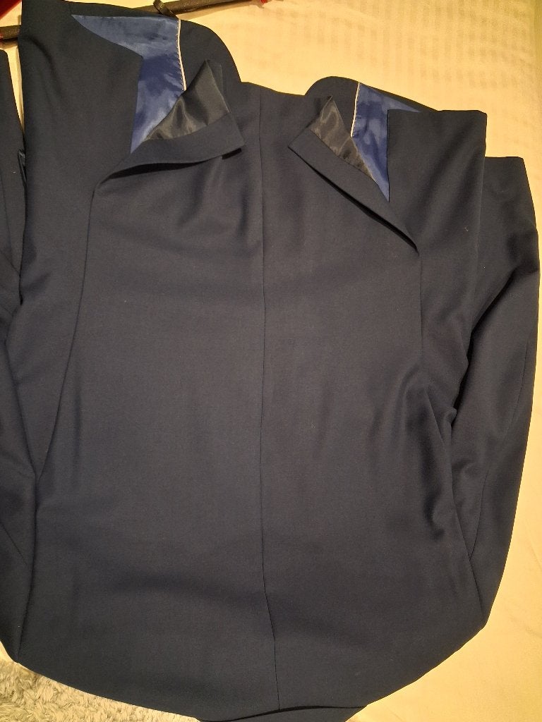 Colber jasje heren maat 52 blauw, Ophalen, Zo goed als nieuw, Maat 52/54 (L), Blauw