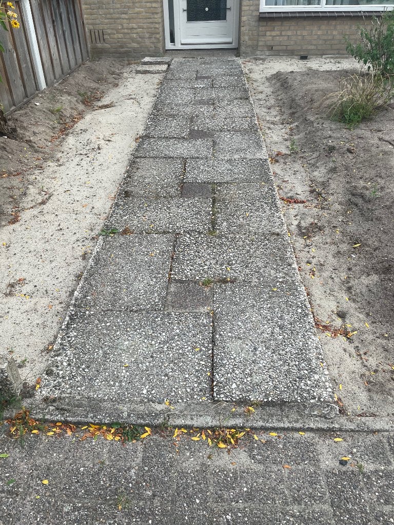 Terras tegels gratis, Ophalen, Gebruikt, Beton, Terrastegels