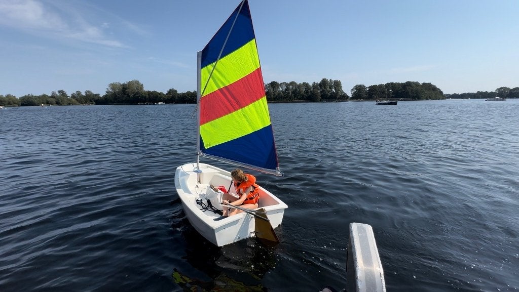 Nette Optimist zeilboot - ideale onderhoudsvrije startboot, Gebruikt, Minder dan 15 m², Overige typen, Ophalen