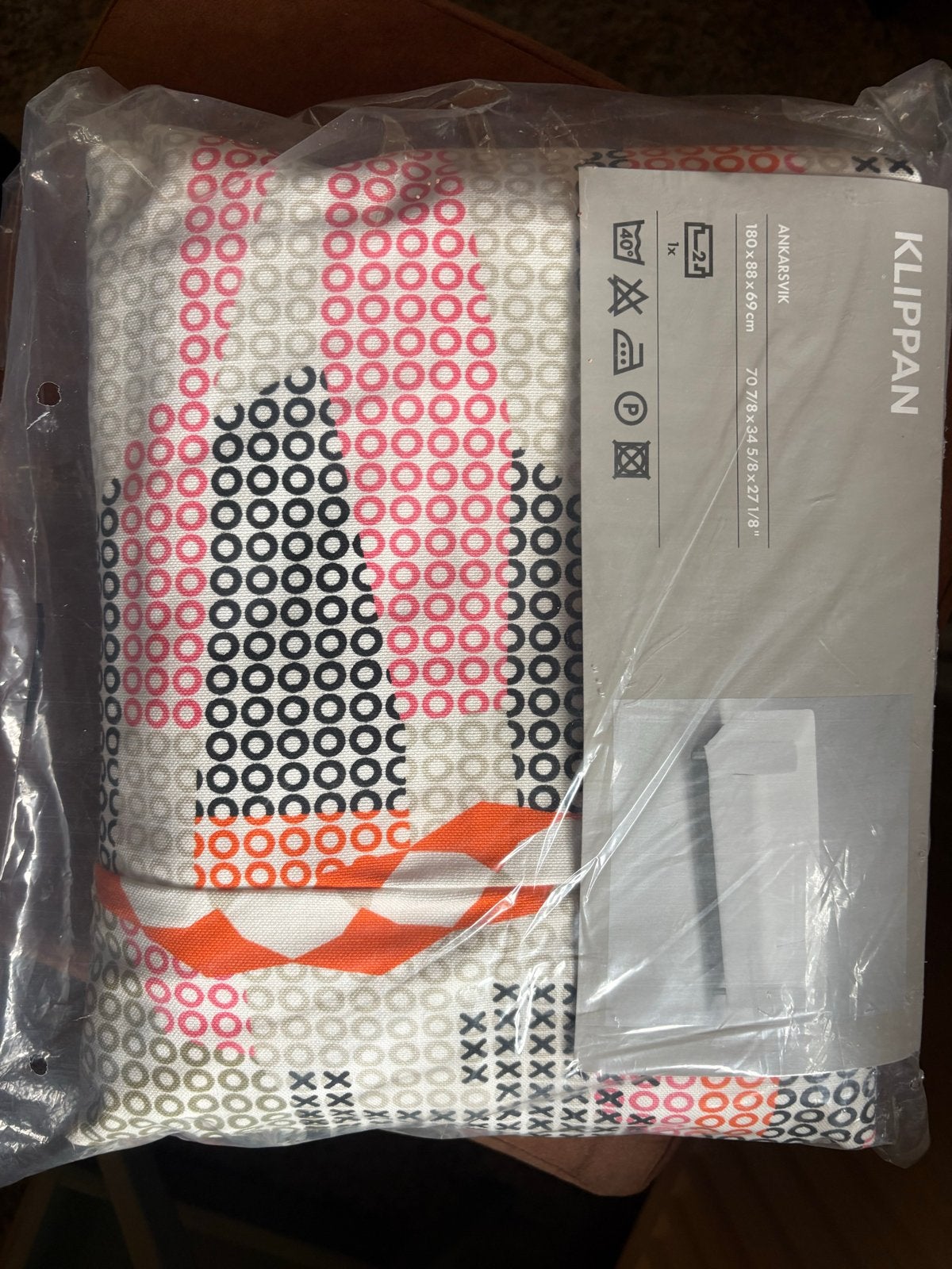IKEA Klippan Bankhoes - ANKARSVIK Patroon, Huis en Inrichting, 150 tot 200 cm, 75 tot 100 cm, Ophalen of Verzenden, Rechte bank