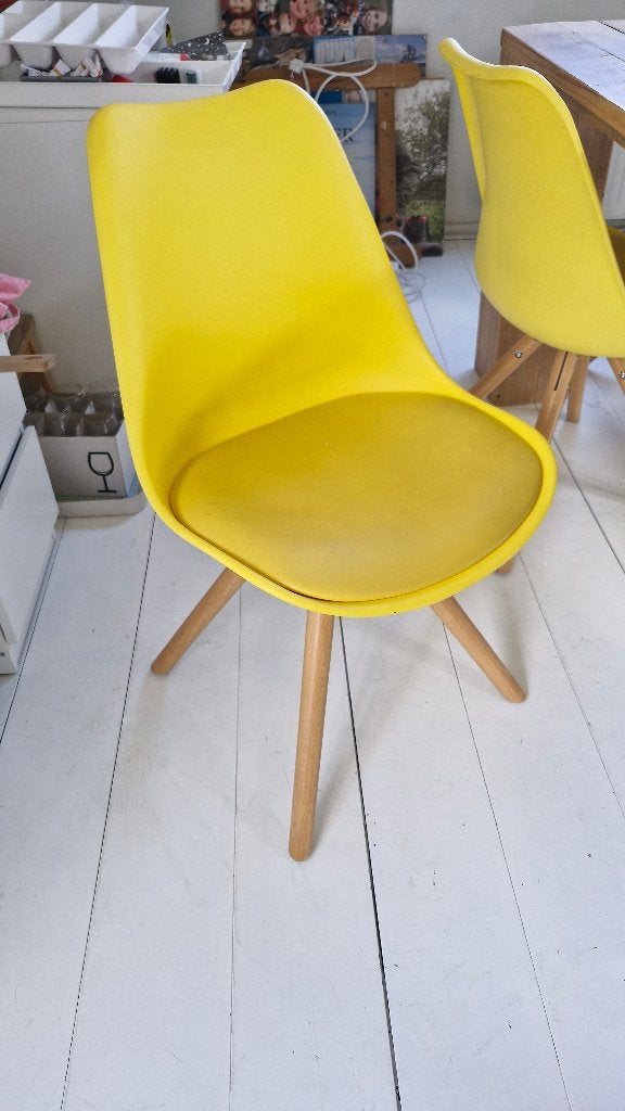 Butik Eetkamerstoel, Huis en Inrichting, Gebruikt, Overige kleuren, Vier, Ophalen