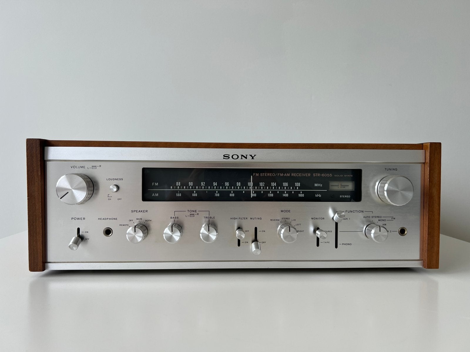 Sony str-6055 versterker, Audio, Tv en Foto, Versterkers en Receivers, Gebruikt, Stereo, Minder dan 60 watt, Sony, Ophalen