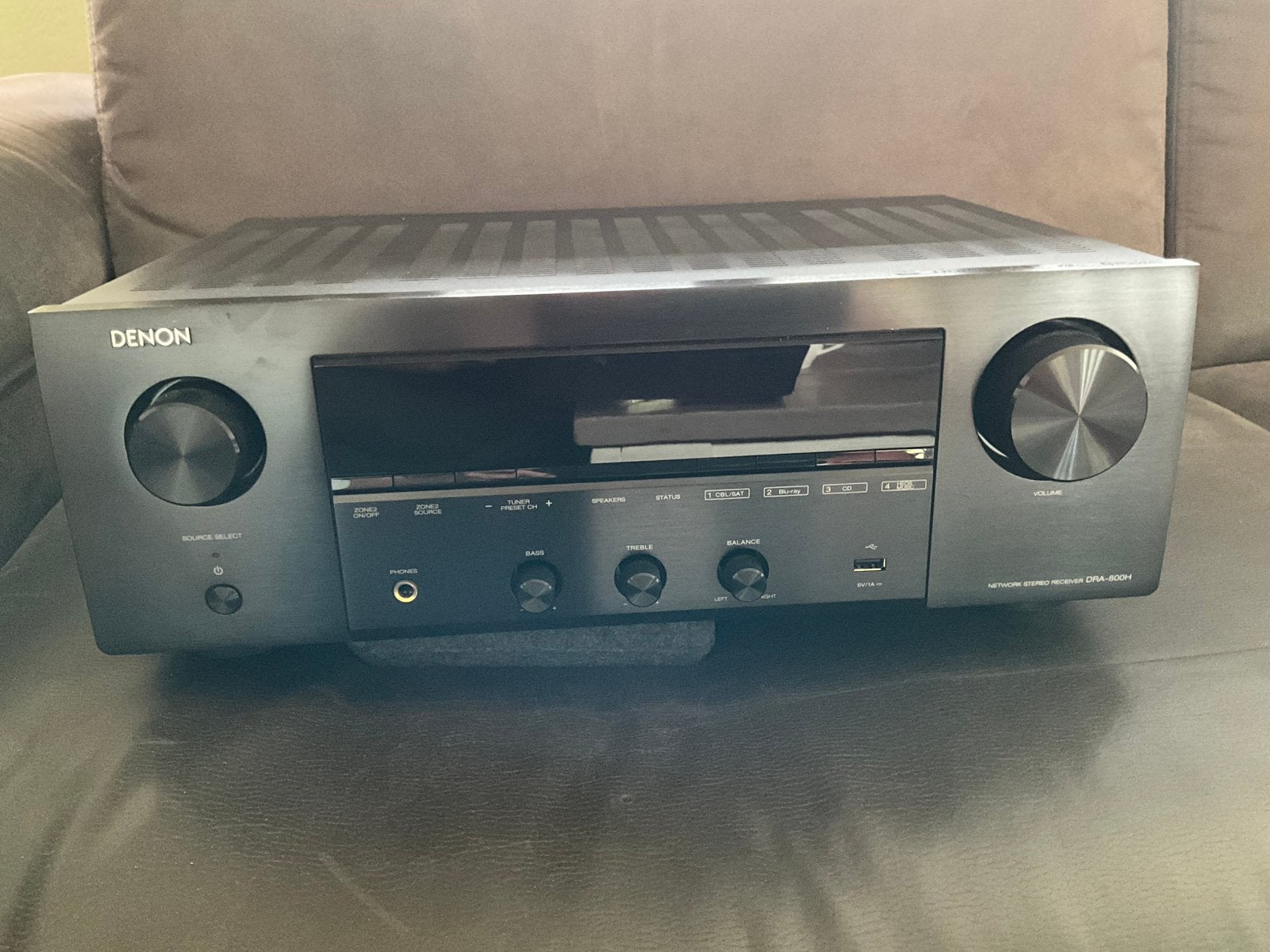 Denon reciever DRA - 800H, Ophalen, Gebruikt, 120 watt of meer, Denon