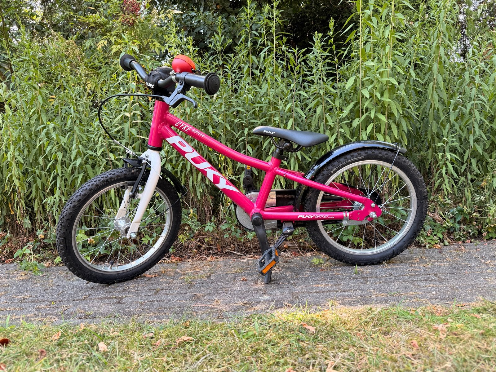 Nette Puky kinderfiets 16 inch - Roze, Ophalen, Zo goed als nieuw, Velgrem, 16 tot 20 inch
