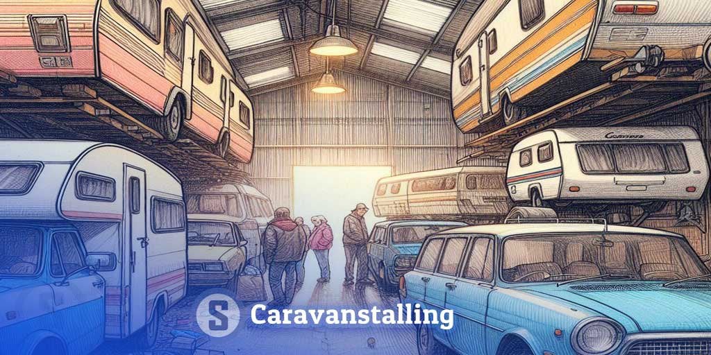 GEZOCHT; caravanstalling rond Beverwijk, Ophalen