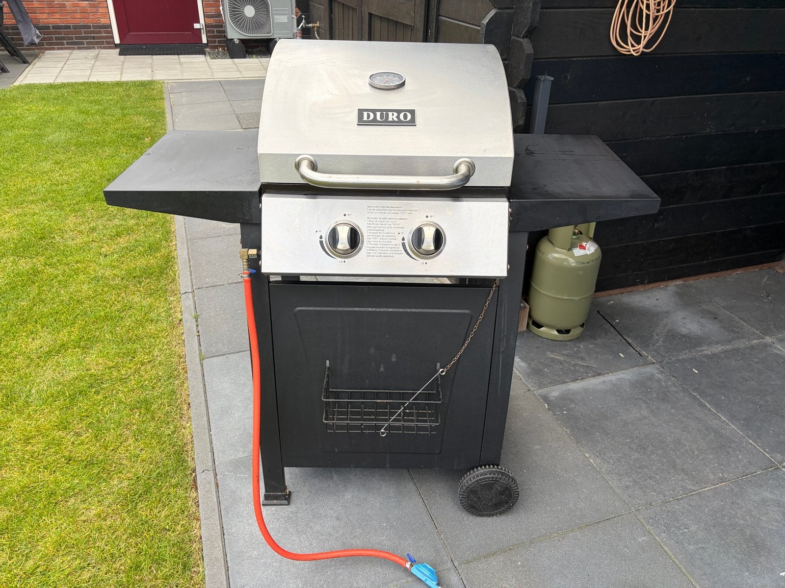 Duro gas BBQ - Gebruikt met matje, Ophalen, Gebruikt
