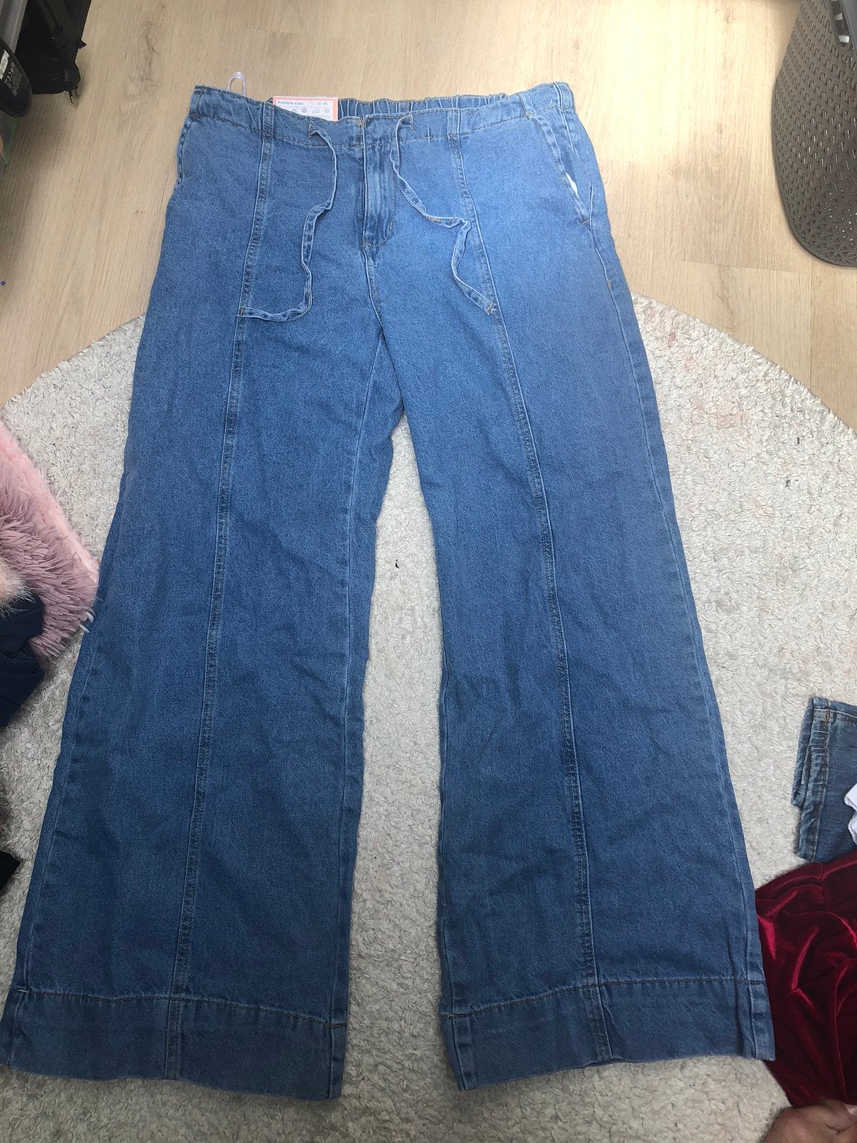 Nıeuw Wideleg jeans 44 zeeman, Ophalen of Verzenden, Zo goed als nieuw, Blauw, W33 - W36 (confectie 42/44)