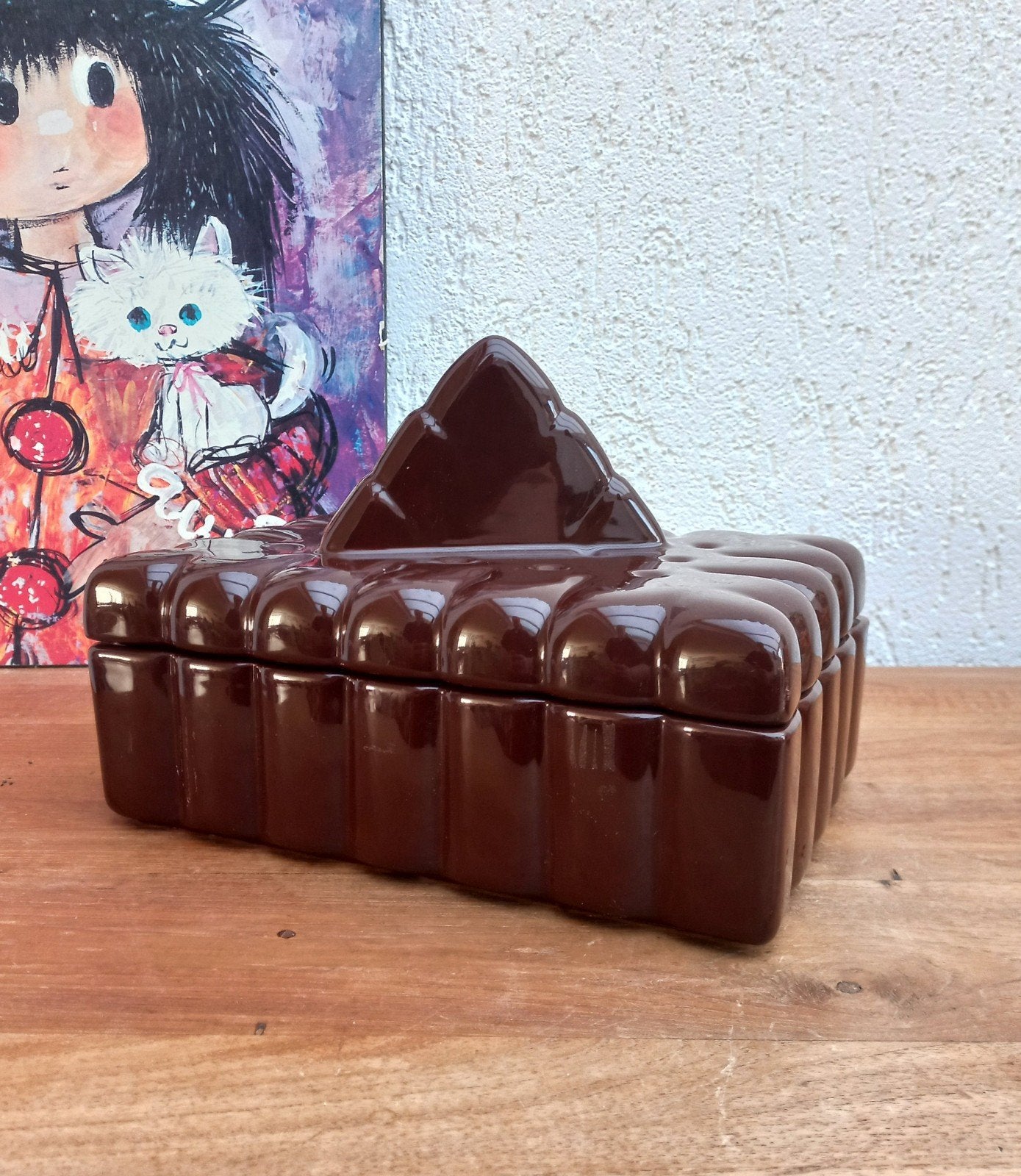 Koekjesdoos. Keramiek. Koekje. Opbergdoos, Ophalen of Verzenden