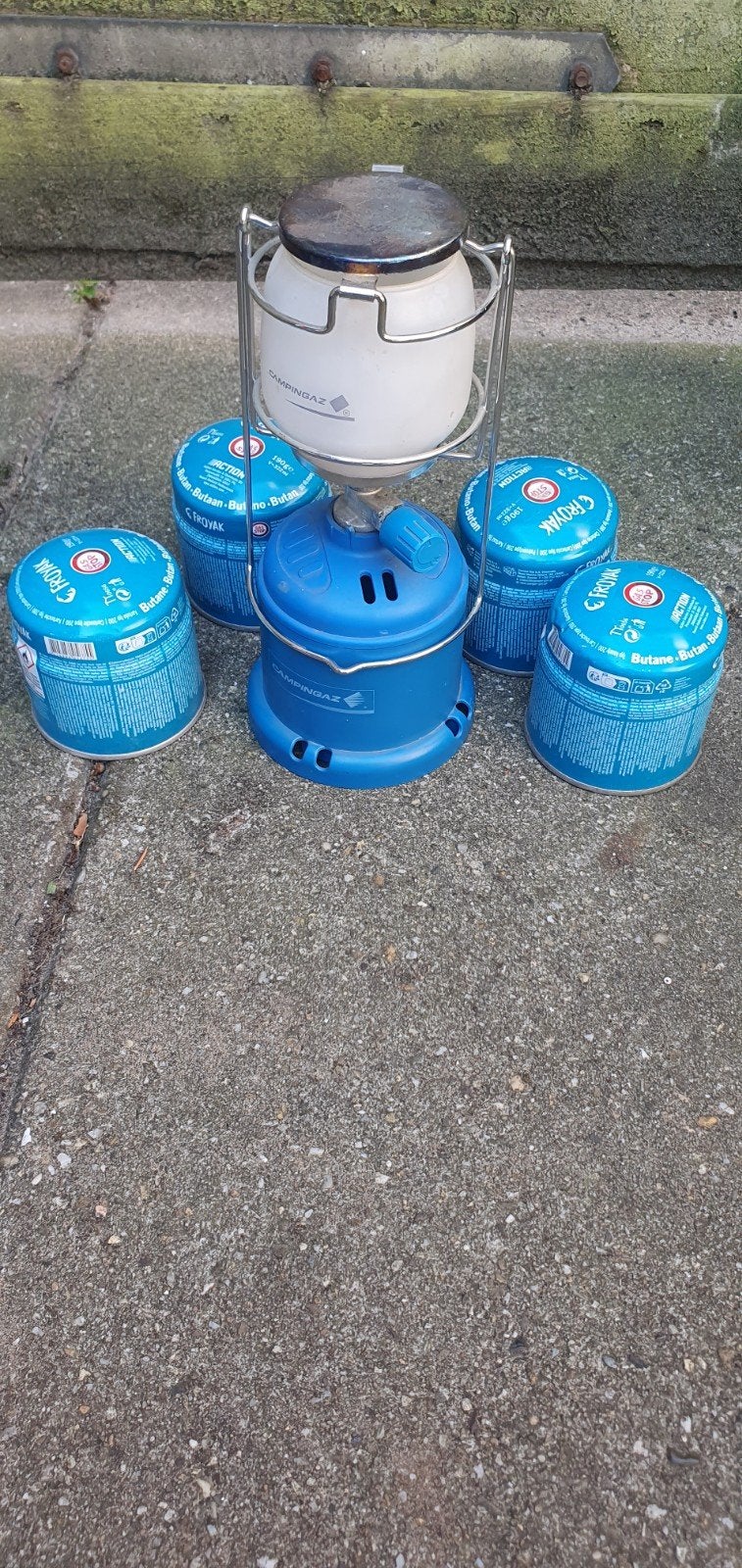 Gaslamp camping, Ophalen of Verzenden, Zo goed als nieuw
