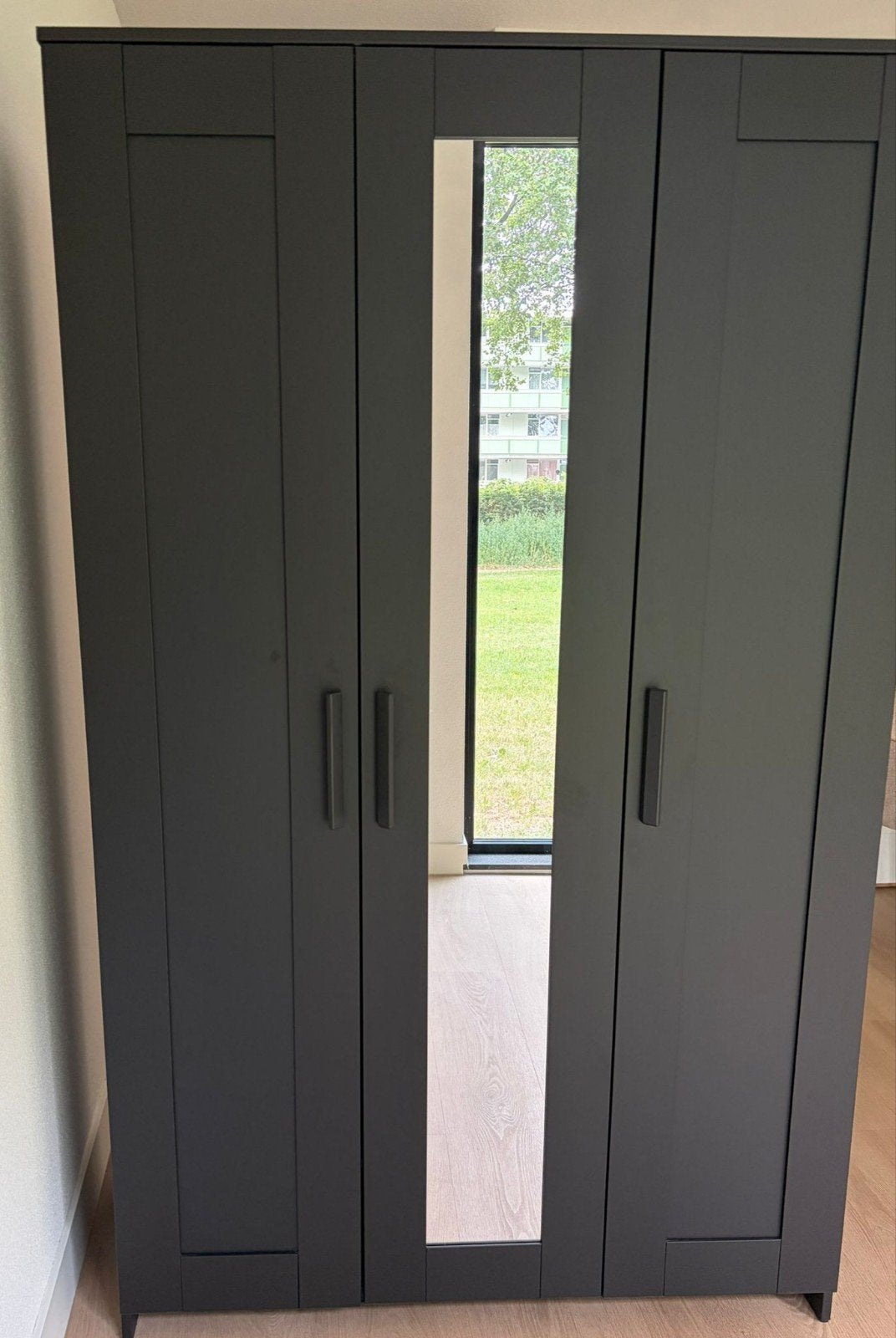 Ikea Brimnes kledingkast zwart 190/117/50, Huis en Inrichting, Kasten | Kledingkasten, Ophalen, Met deur(en), 100 tot 150 cm, Zo goed als nieuw