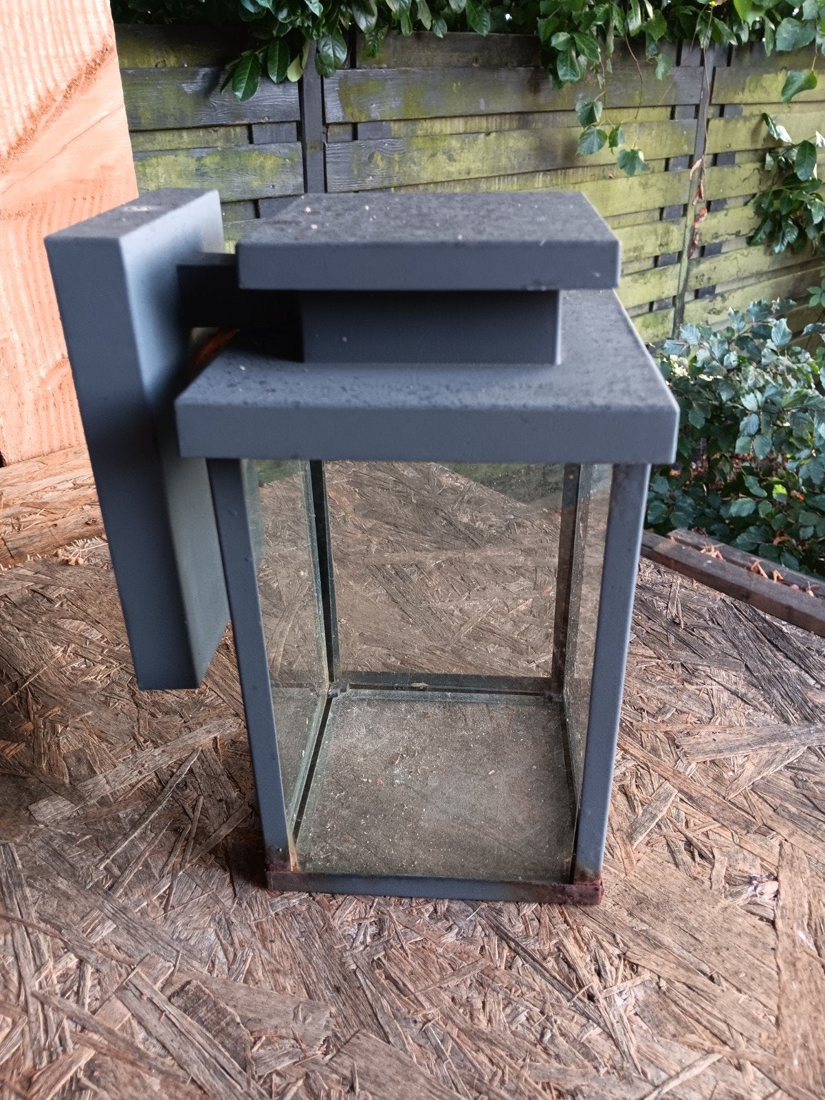 Buitenlamp, Ophalen, Gebruikt, Staal, Wandlamp
