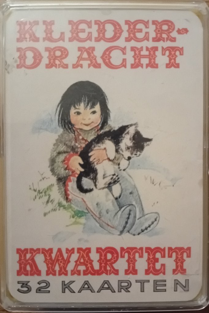 Vintage Klederdracht Kwartetspel - 32 Kaarten, Verzamelen, Speelkaarten, Jokers en Kwartetten, Ophalen of Verzenden, Zo goed als nieuw