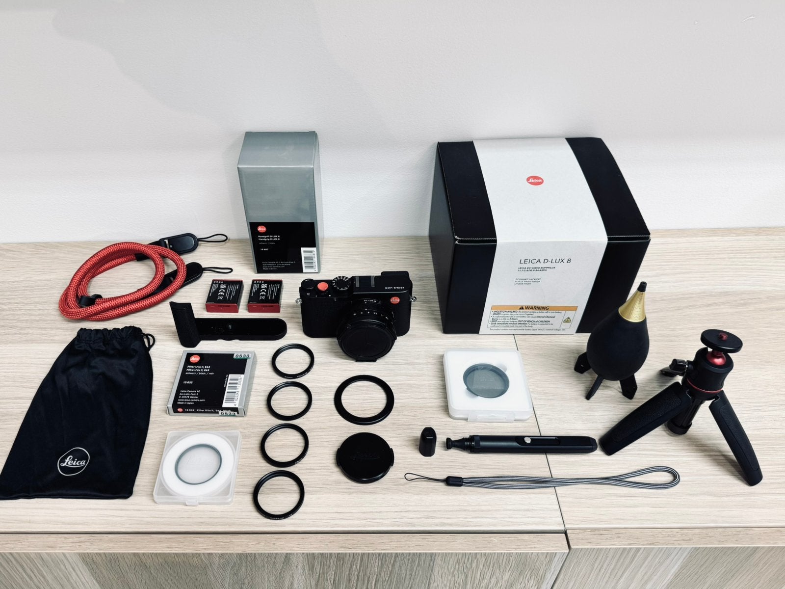 Leica D-Lux 8 nieuwstaat + org Leica Accessoires - nw €2200!, Ophalen of Verzenden, Zo goed als nieuw, Overige Merken, 8 keer of meer