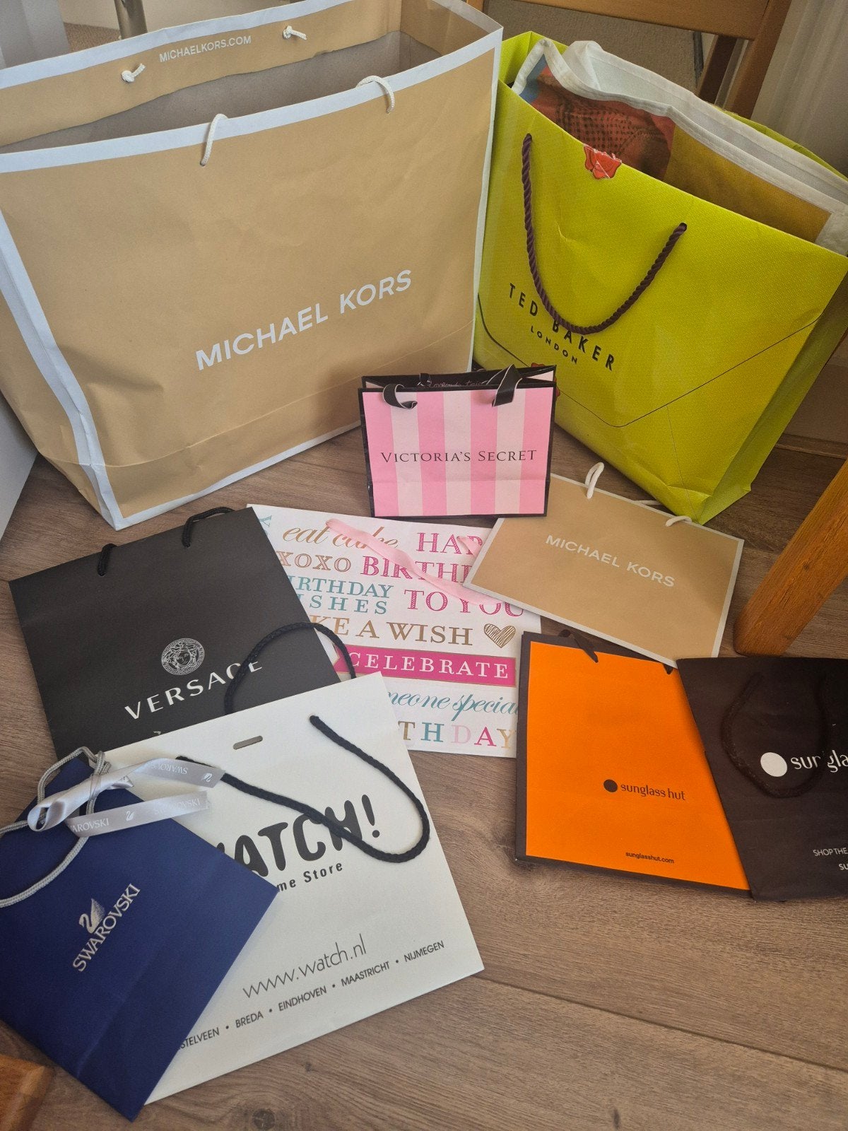 Cadeautasjes €1, Ophalen