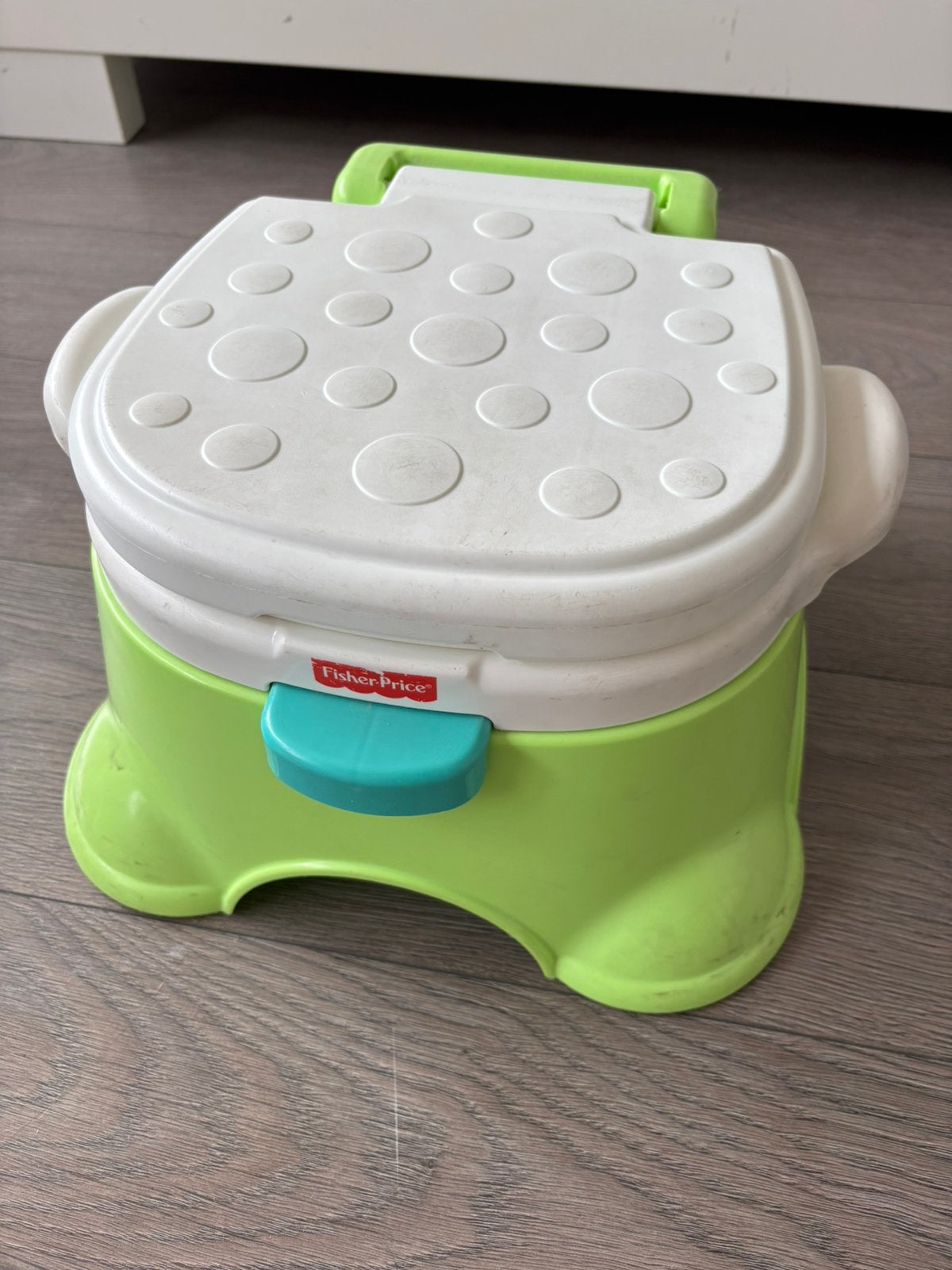Fisher price potje met geluid, Ophalen of Verzenden, Gebruikt