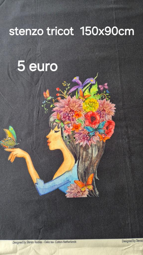 Stenzo tricot, 120 cm of meer, Zwart, Ophalen of Verzenden, Katoen