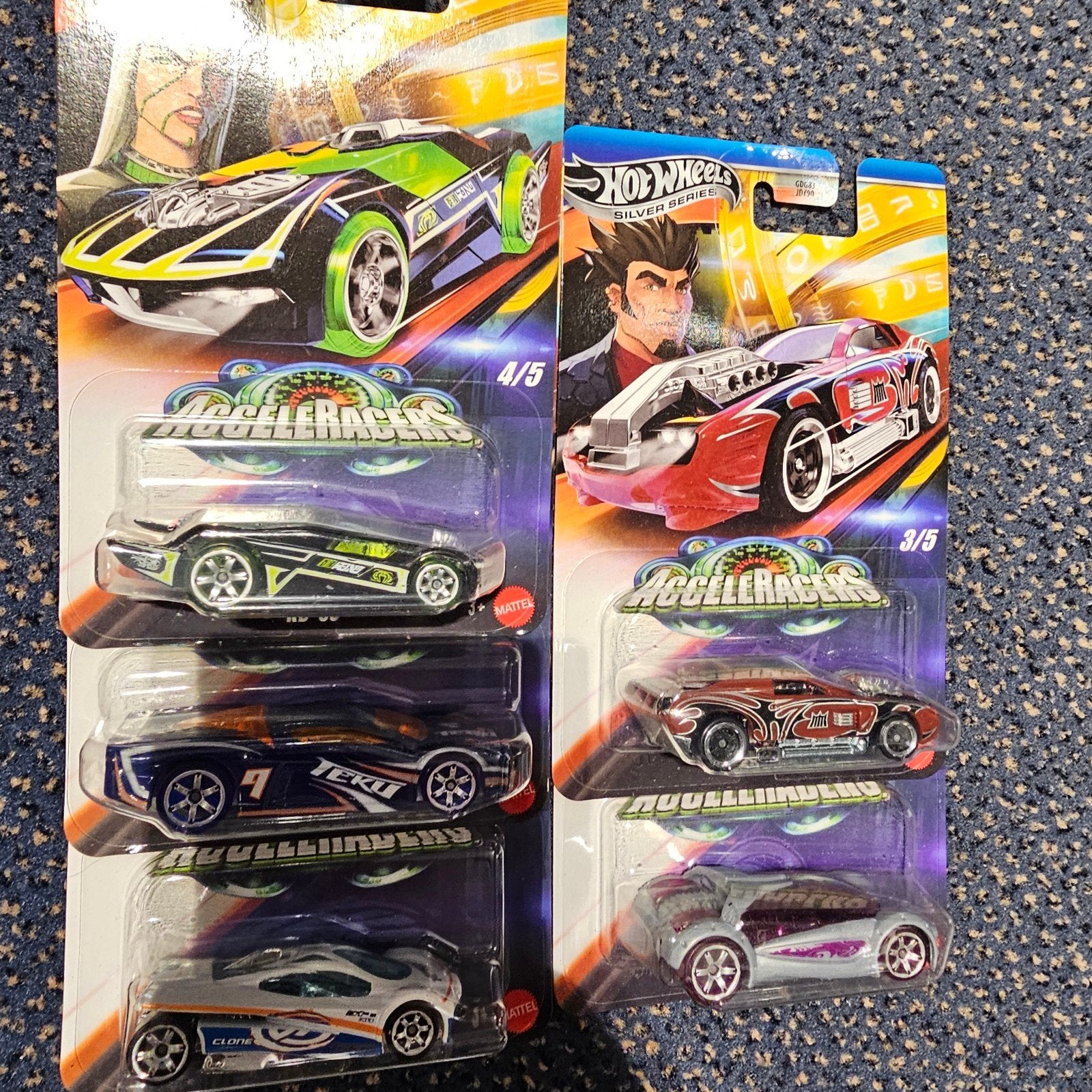 Hot Wheels AcceleRacers Silver Series Complete Set, Service.europe@mattel.com, Nieuw, Ophalen of Verzenden, Mattel