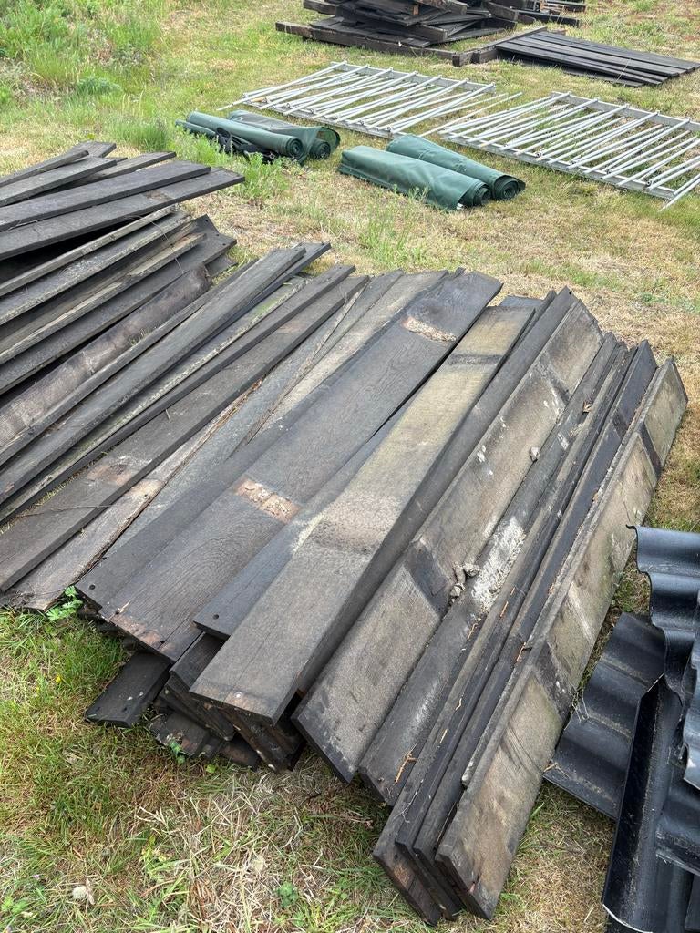 Hout voor een liefhebber - Diverse planken en balken, Doe-het-zelf en Verbouw, Hout en Planken, Gebruikt, 25 tot 50 mm, Overige typen