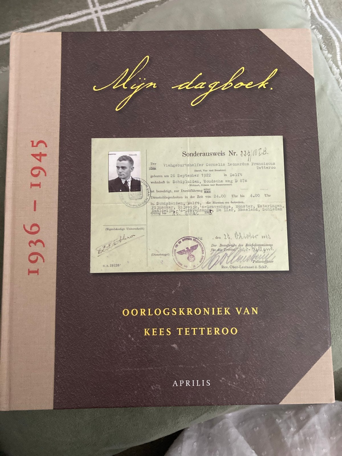 Mijn Dagboek: Oorlogskroniek van Kees Tetteroo 1936-1945, Ophalen of Verzenden, Tweede Wereldoorlog, Zo goed als nieuw, Algemeen