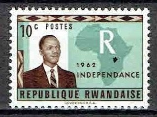Rwanda 1962 Onafhankelijk z.g., Verzenden, Postfris, Overige thema's