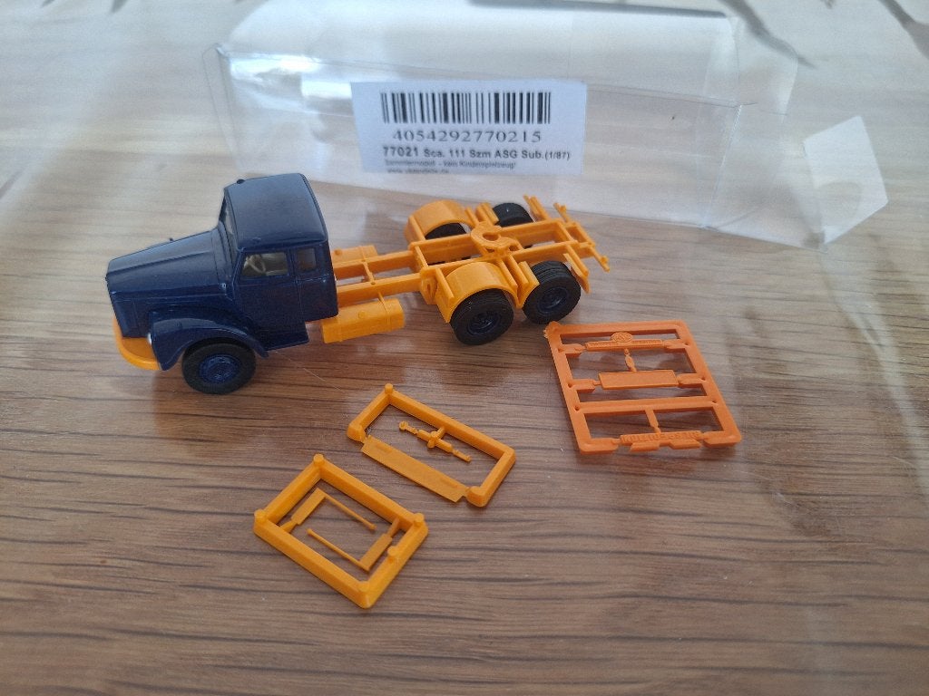 VK Modelle Scania 111 Hauber ASG, Ophalen, Zo goed als nieuw, Bus of Vrachtwagen, Rietze