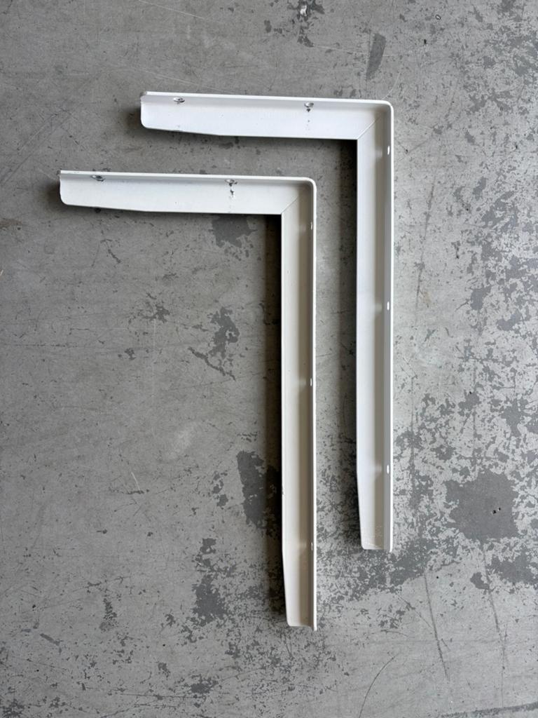 Robuuste Witte Plankdragers, Ophalen, Gebruikt