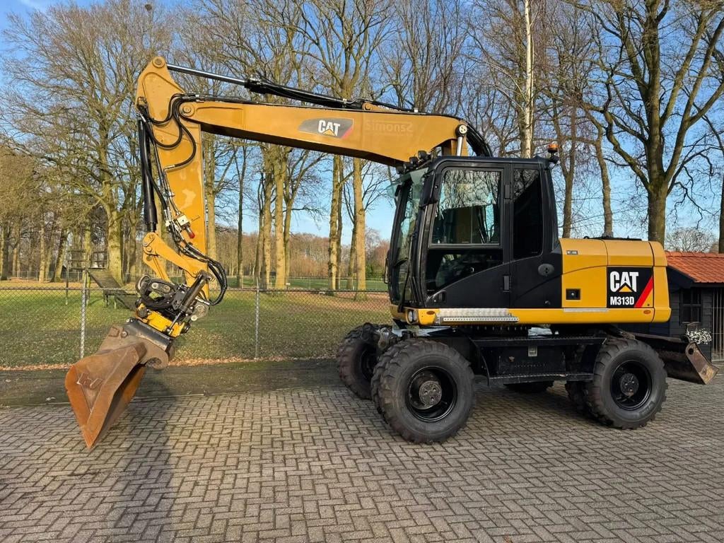 Caterpillar M313D Mobiele kraan (bj 2012), Graafmachine