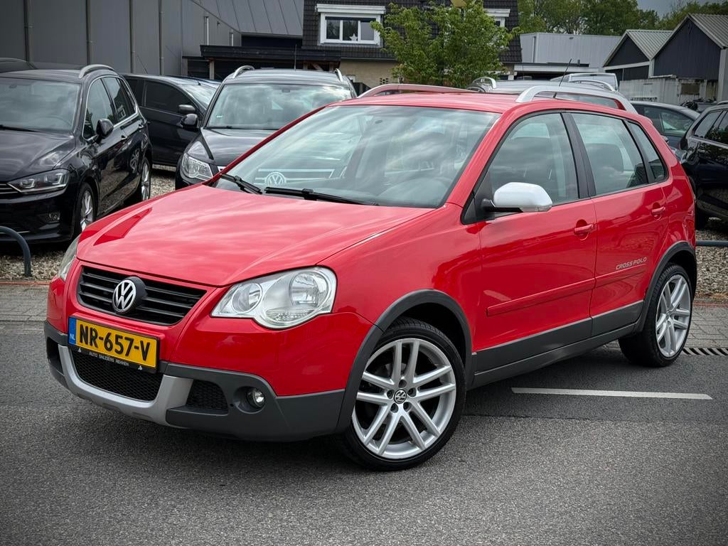Volkswagen Polo 1.4 16V 59KW Cross 2009 Rood, Auto's, Voorwielaandrijving, 15 km/l, Bedrijf, Handgeschakeld