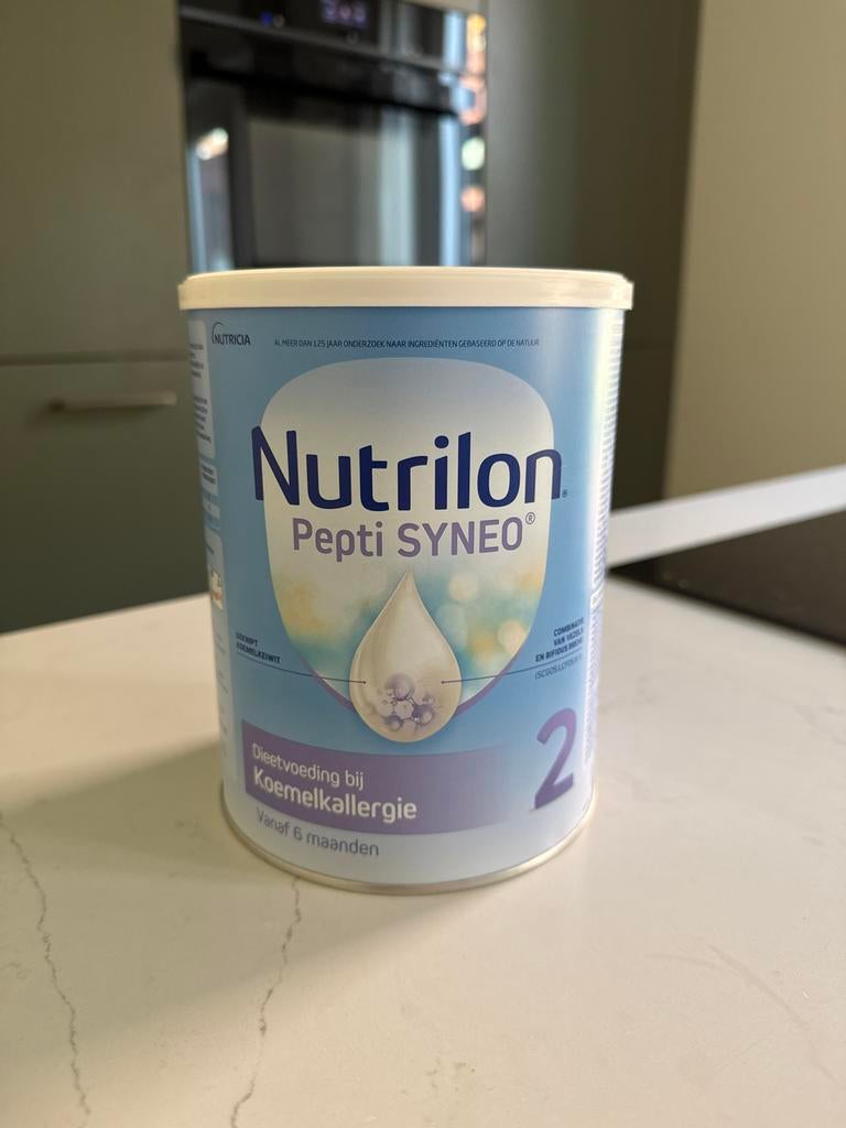3x Nutrilon Pepti SYNEO 2 - Dieetvoeding bij Koemelkallergie, Kinderen en Baby's, Ophalen of Verzenden, Nieuw, Overige typen