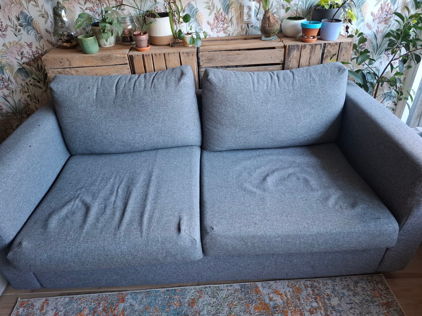 Ikea Vimle 2-zits slaapbank, Huis en Inrichting, Banken | Bankstellen, Ophalen, Gebruikt, 150 tot 200 cm, Tweepersoons