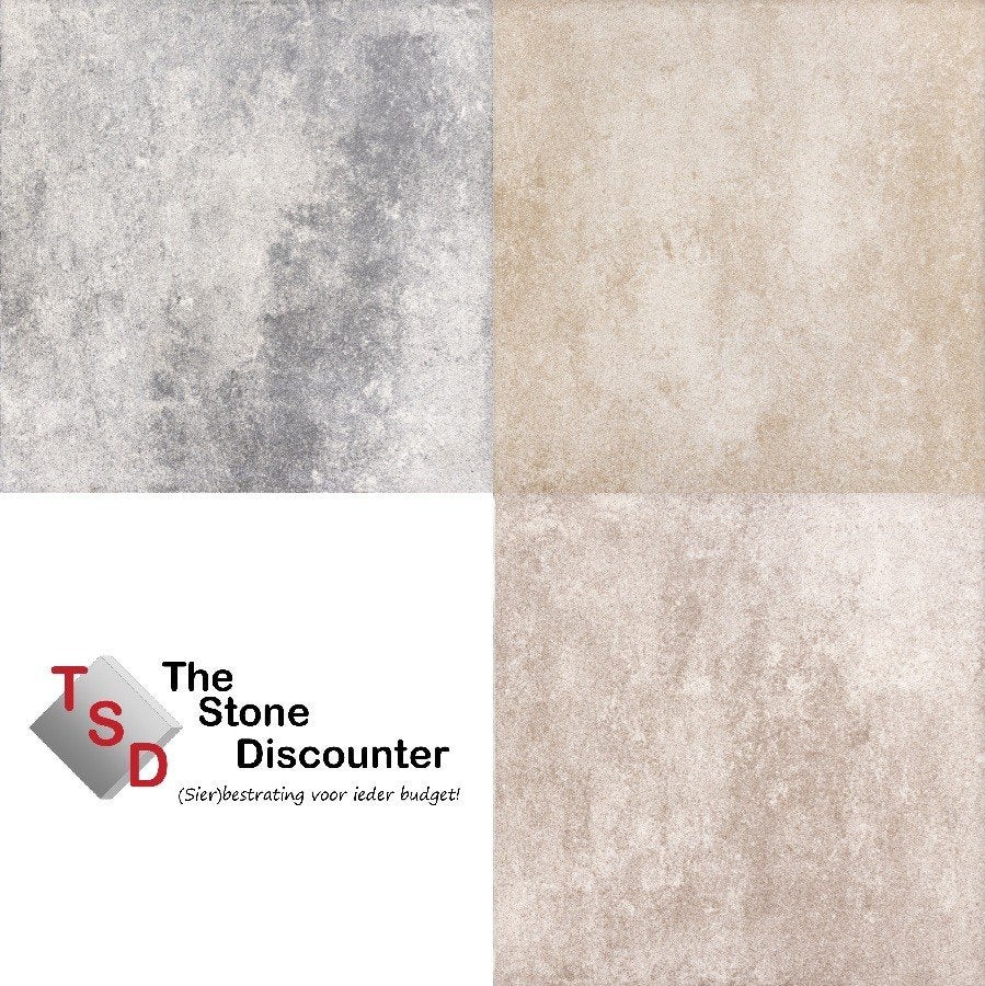 Aanbieding tuintegels, Premi 60x60x4 cm div. kleuren, Tuin en Terras, Ophalen, Nieuw, Beton, Terrastegels