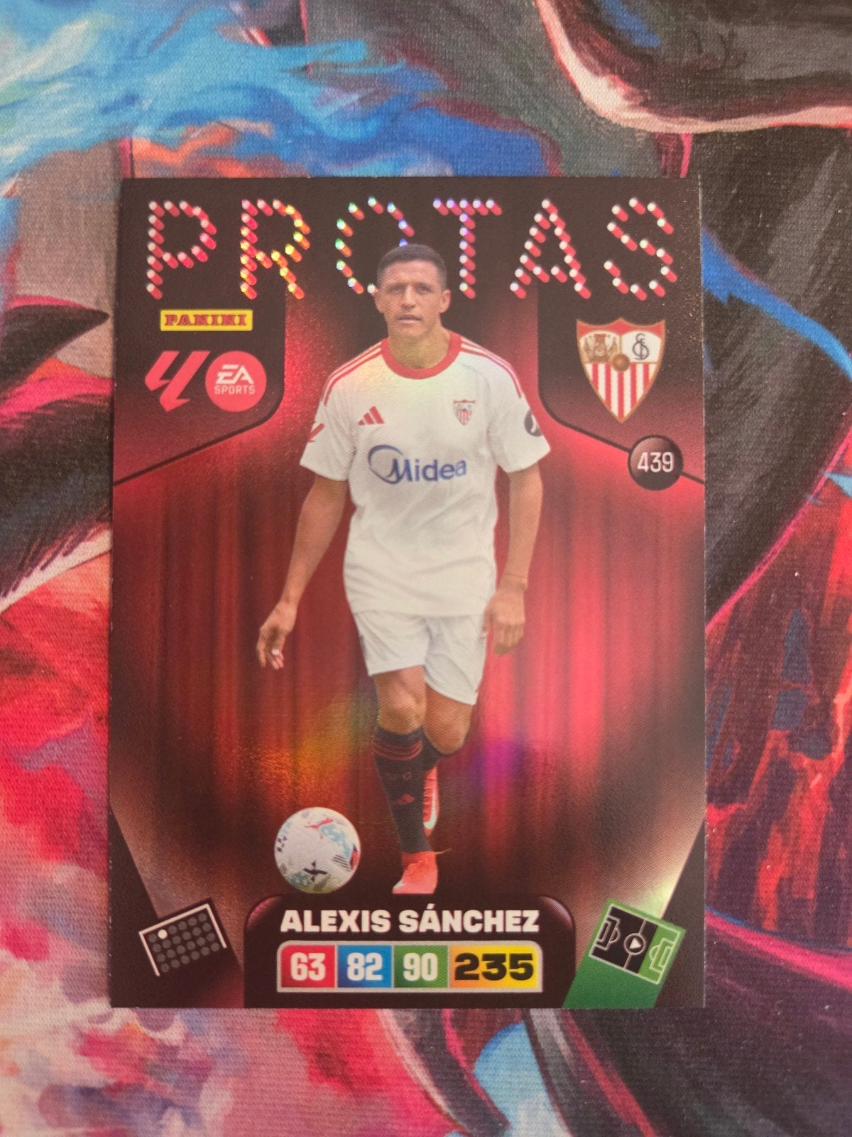 Panini Adrenalyn XL Alexis Sánchez Protás Spelerskaart, Ophalen of Verzenden, Zo goed als nieuw, Buitenlandse clubs, Spelerskaart
