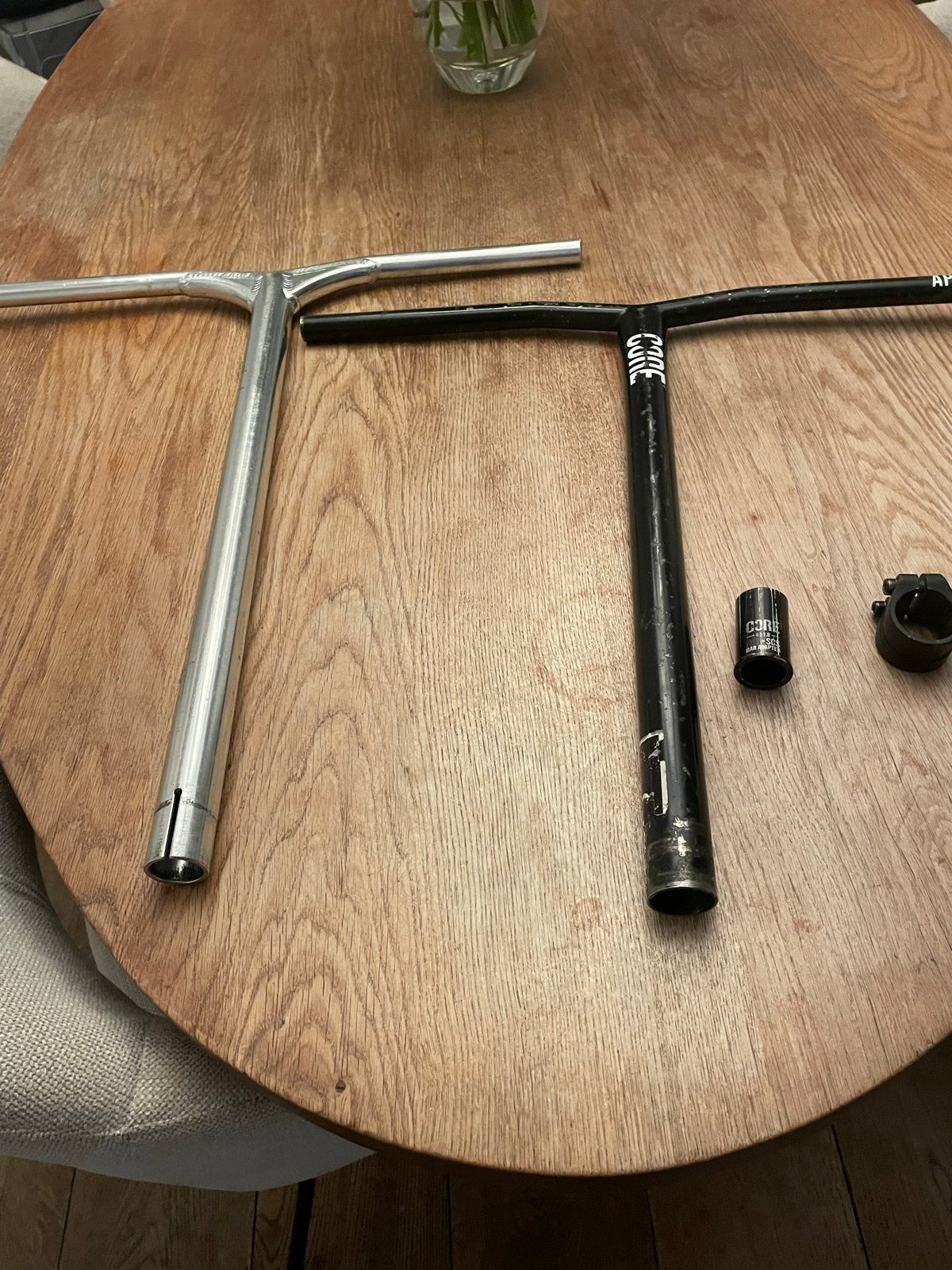 Stuntstep stuuren titanium,aluminium, Ophalen of Verzenden, Gebruikt, Overige typen