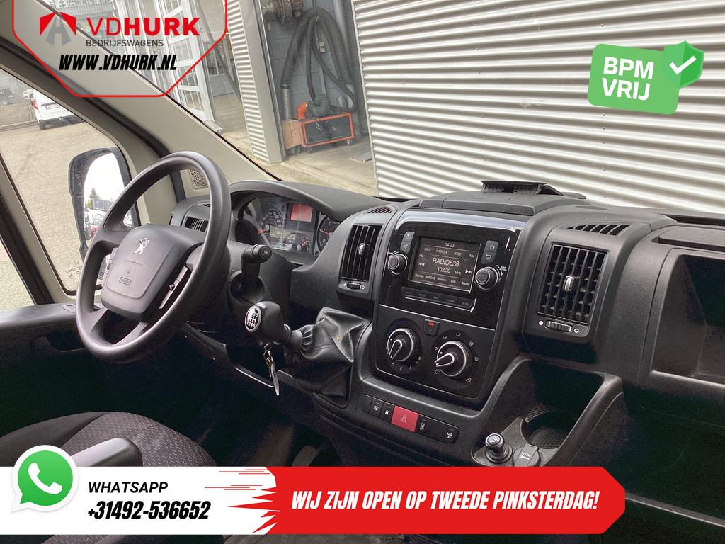 Peugeot Boxer 2.2 HDI 120 pk L2H2 Camera/ Cruise/ Airco/ Nav, Voorwielaandrijving, Stof, Gebruikt, 4 cilinders