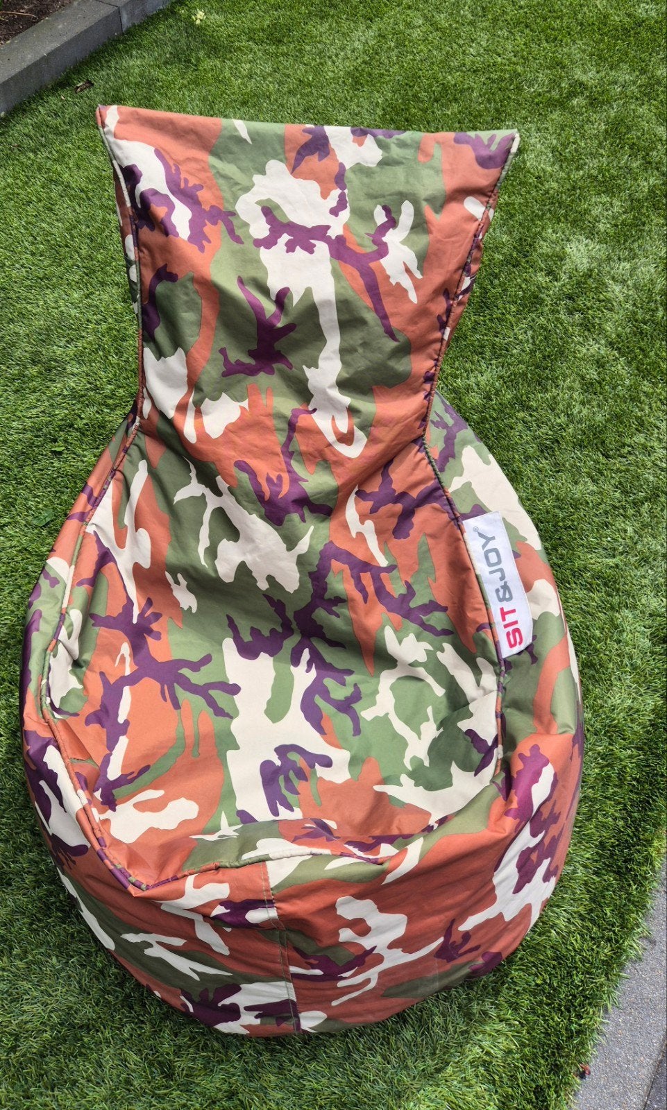 Sit & Joy zitzak in camouflageprint, Ophalen