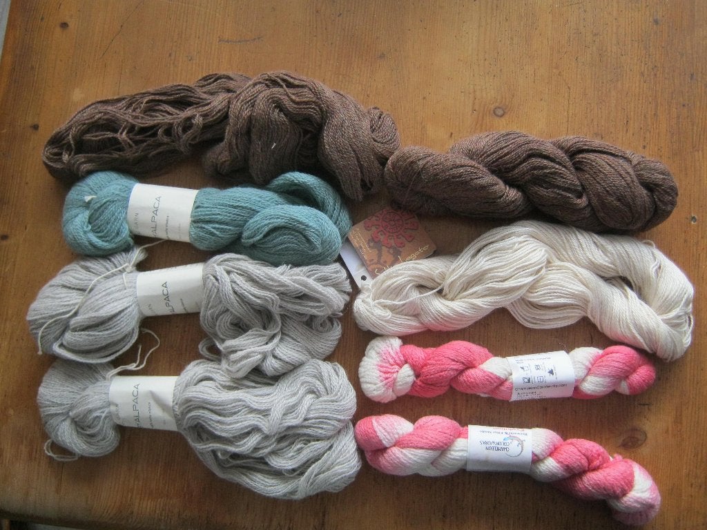 Hele mooie strengen alpacawol, Hobby en Vrije tijd, Breien en Haken, Ophalen of Verzenden, Nieuw, Breien, Wol of Garen