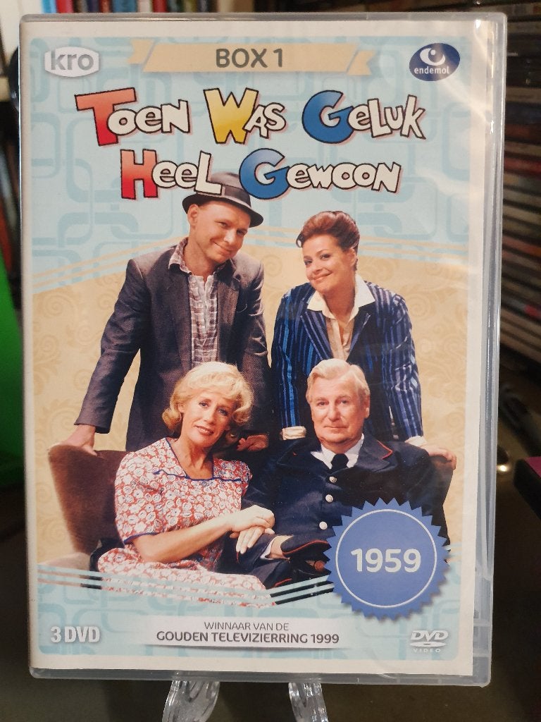 Toen was geluk heel gewoon Box 1 1959 3DVD, Alle leeftijden, Ophalen, Zo goed als nieuw, Komedie