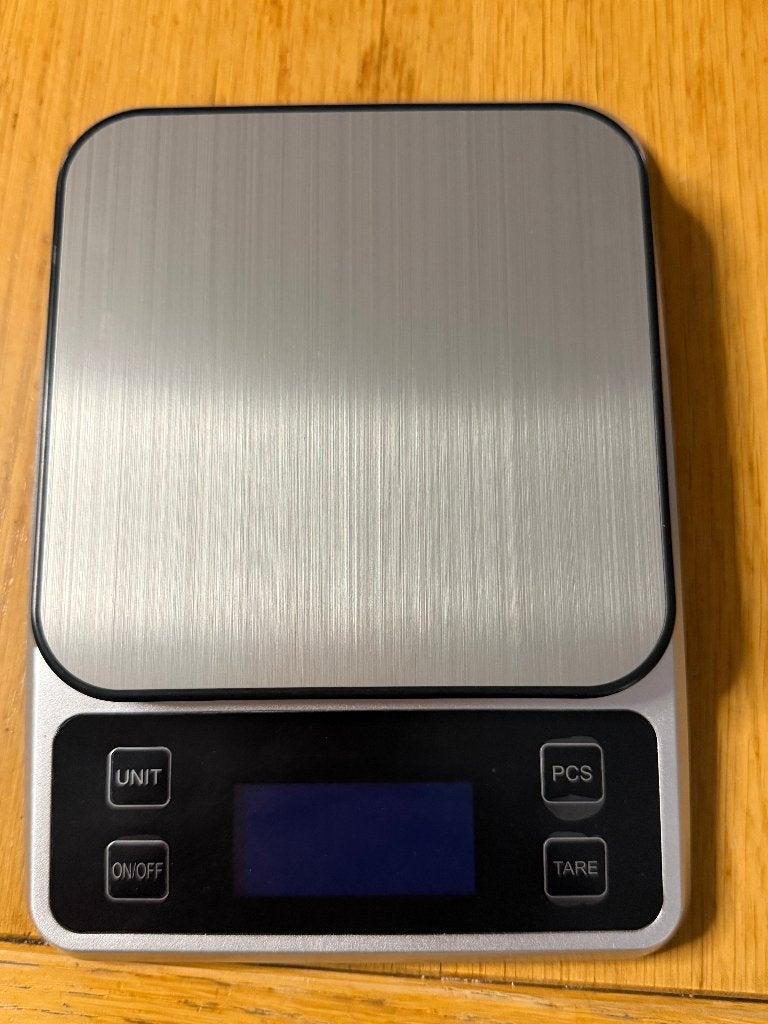 digitale keukenweegschaal, Minder dan 10 kg, Keukenweegschaal, Ophalen of Verzenden, Zo goed als nieuw
