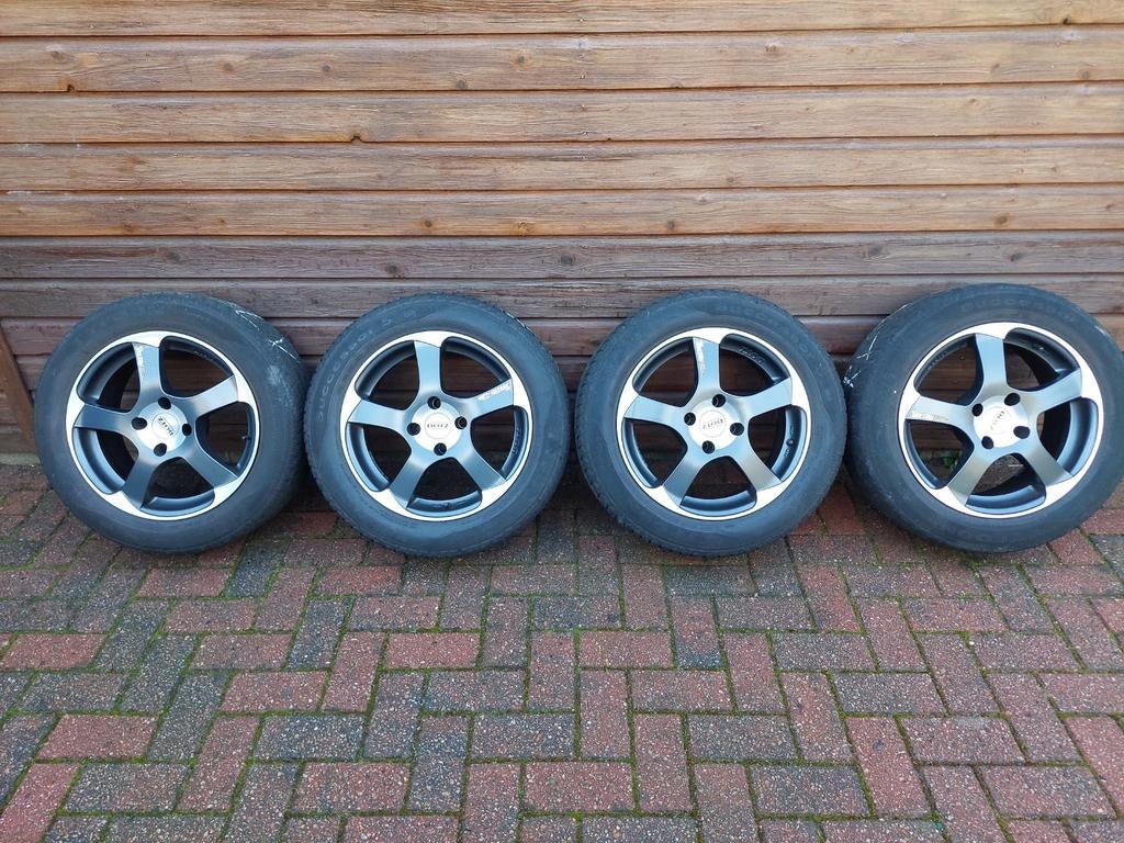 Mooie nette velgen Peugeot 16 inch, Ophalen, Gebruikt, Velg(en), 16 inch