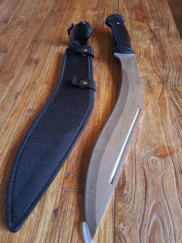 Nieuwe Professionele Kukri Machete/Kapmes 45CM, Mes of Dolk, Amerika, ., Ophalen of Verzenden