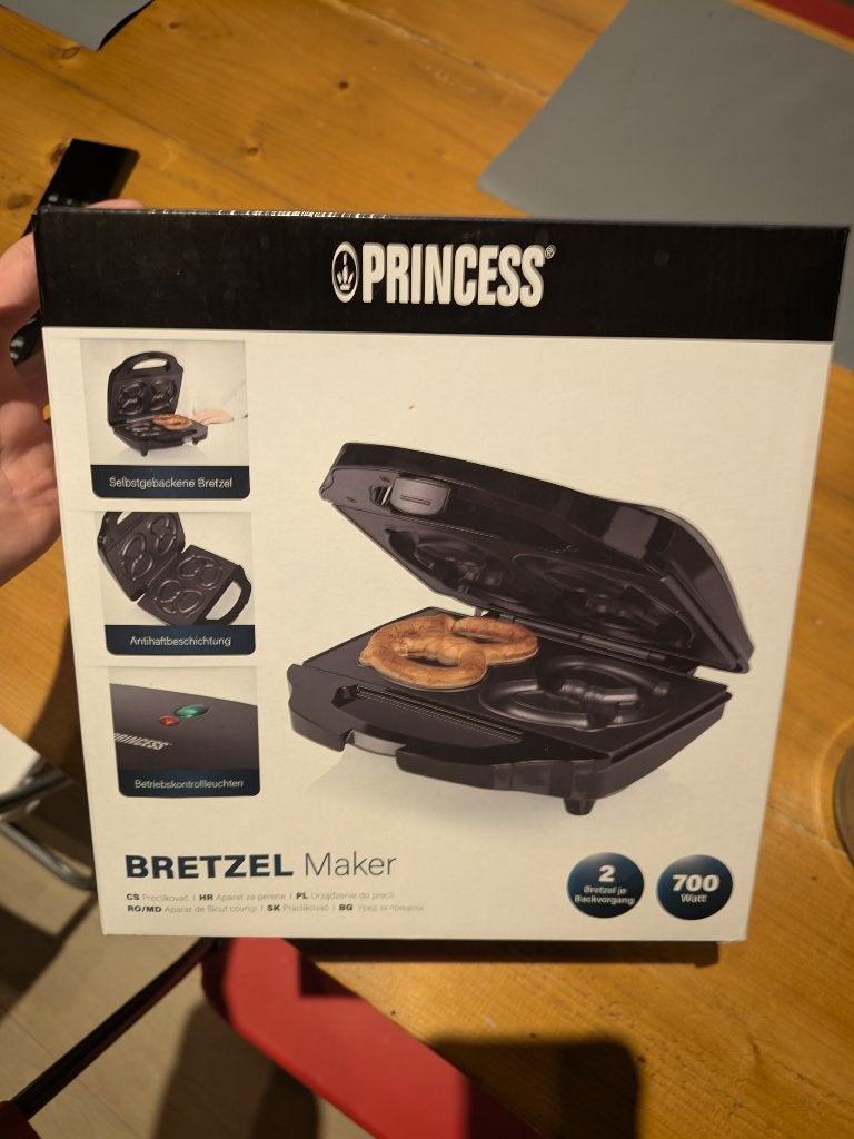 Princess Bretzel Maker 700W / Pretzel maker, Ophalen, Nieuw