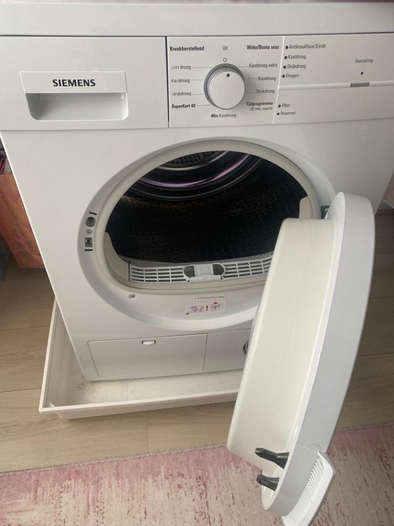 Siemens Wasdroger - Condensdroger met SuperKort 40, Ophalen, 6 tot 8 kg, Zo goed als nieuw, Voorlader