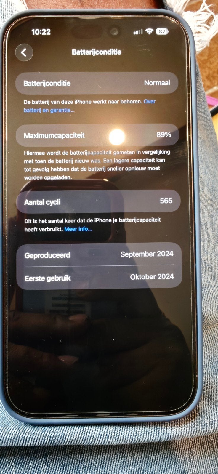 iPhone 16 Pro Max 256GB, Telecommunicatie, Mobiele telefoons | Apple iPhone, 256 GB, 89 %, IPhone 16 Pro Max, Ophalen of Verzenden