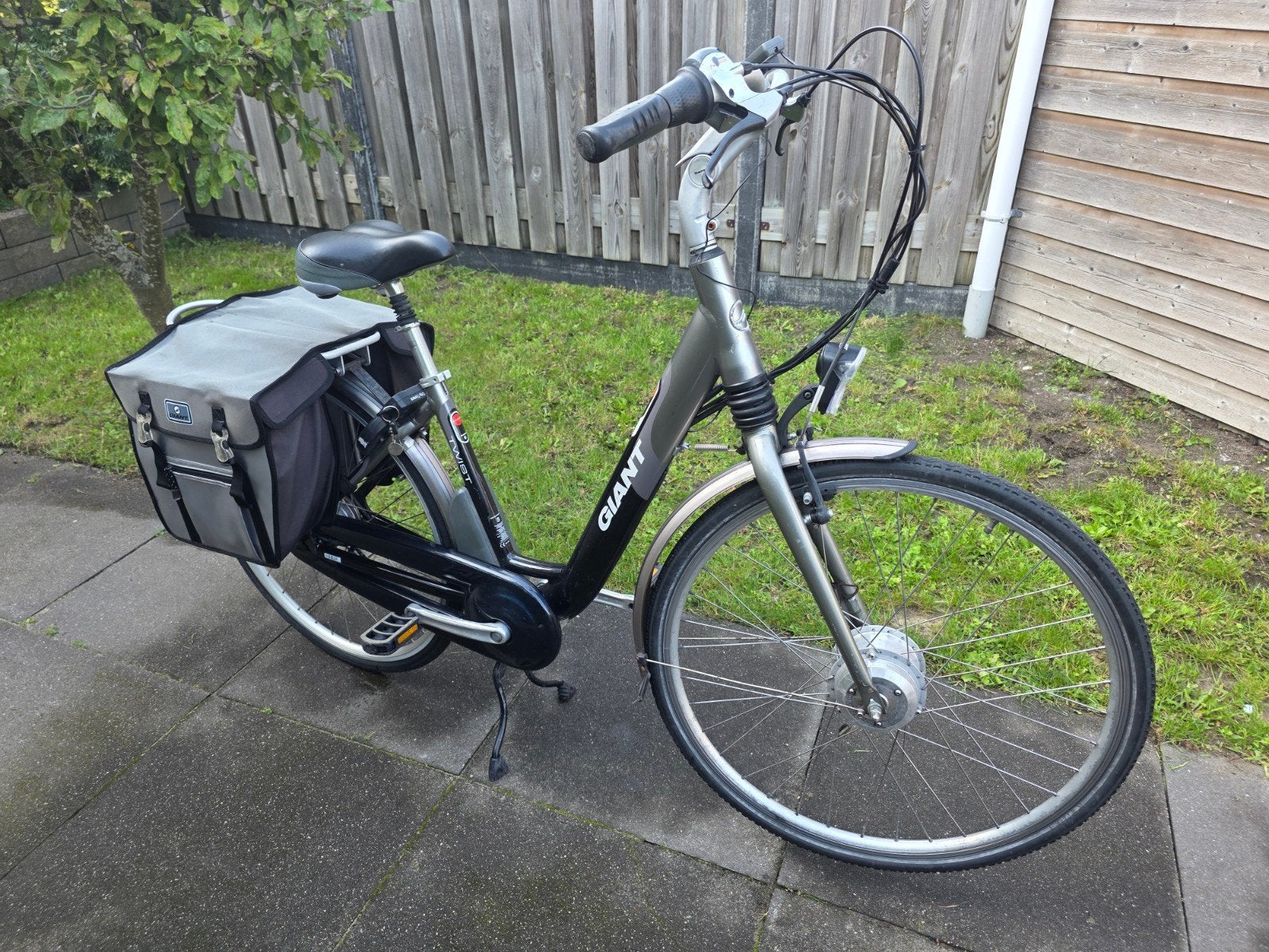 Giant Twist Comfort Go Double Elektrische fiets met 2 accu's, Ophalen, Gebruikt, 30 tot 50 km per accu, Giant