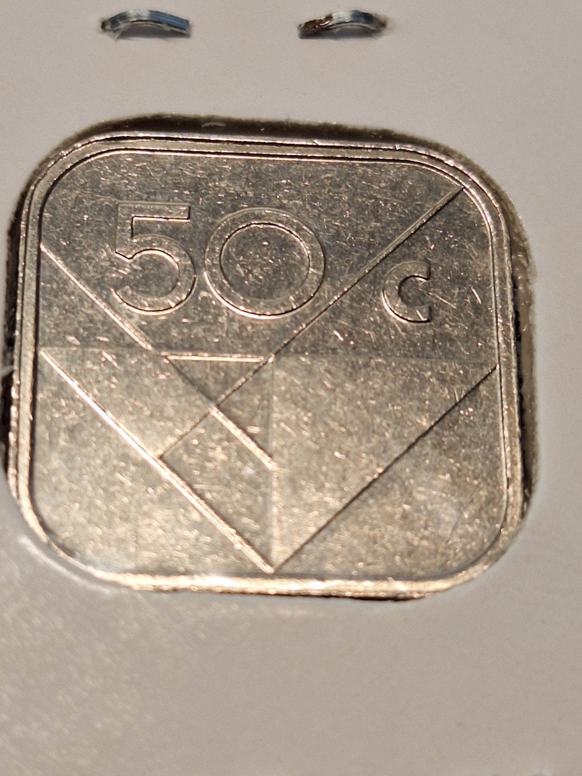 Aruba 50cents 2009, Postzegels en Munten, Ophalen of Verzenden, Koningin Beatrix