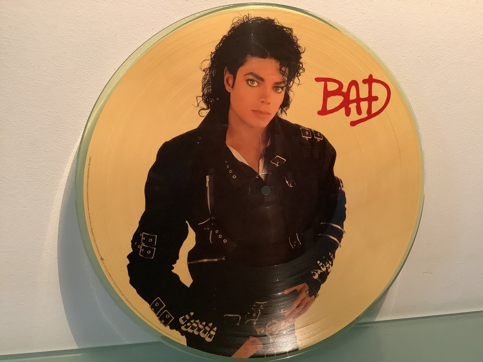 Michael Jackson ‎– Bad LP, Album, Picture Disc 1987 USA, LP, Ophalen of Verzenden, Zo goed als nieuw, Picture disc