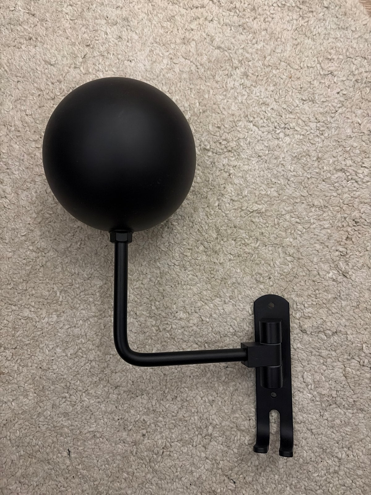 Motorhelm houder met haak - Zwart, Ophalen, Nieuw zonder kaartje, Integraalhelm, Overige merken