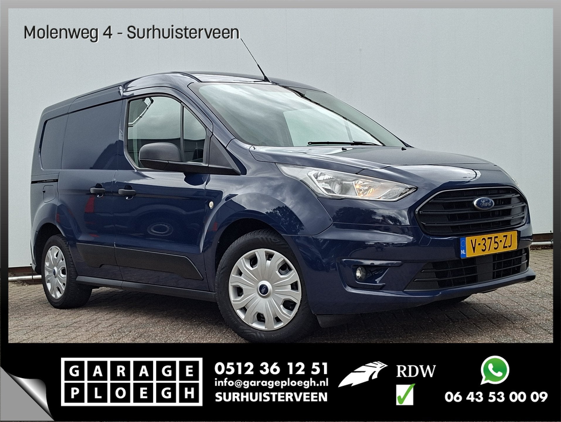 Ford Transit Connect 1.5 EcoBlue L1 Trend Trekhaak Cruise Ai, Auto's, Bestelauto's, Gebruikt, Euro 6, 4 cilinders, Origineel Nederlands