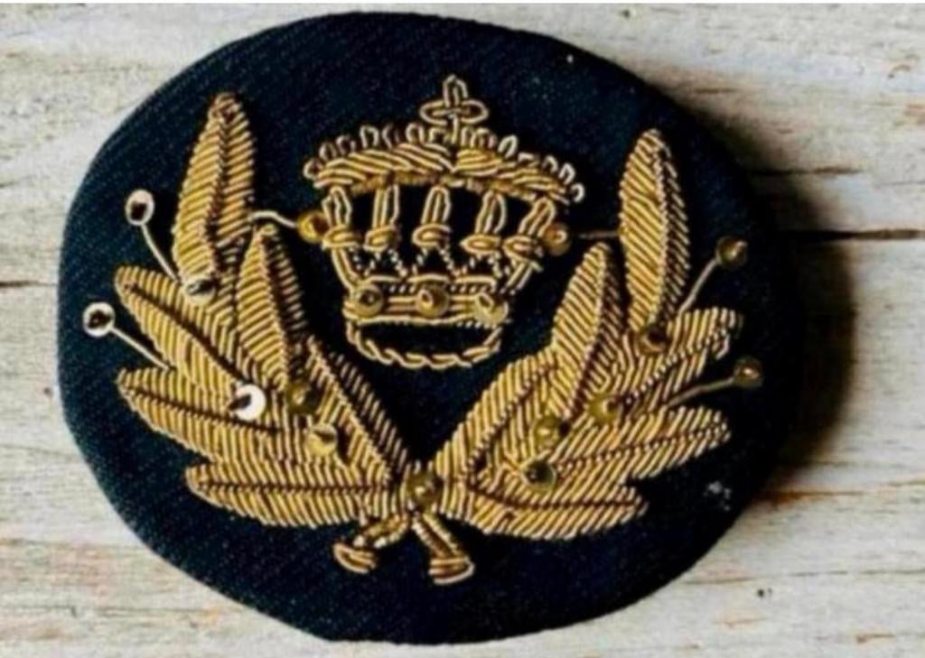 Rijkswaterstaat Oude Pet Embleem, Verzenden, Marine, Nederland, Embleem of Badge